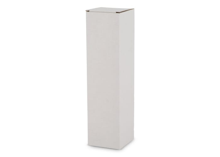 Étui bouteille à personnaliser en carton recyclé Blanc