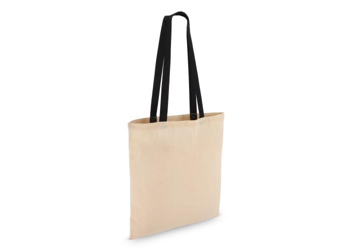Sac à personnaliser coton naturel 140g 38x42cm Noir