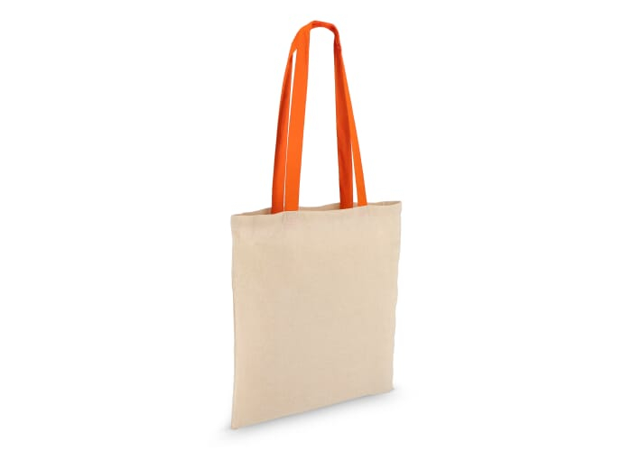 Sac à personnaliser coton naturel 140g 38x42cm Orange