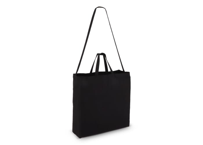 Sac fourre-tout coton 220g 40x13x44cm à personnaliser Noir