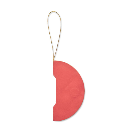 Boule décorative en papier repliée avec ficelle et sans marquage visible