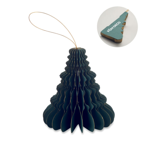 Suspension en papier à personnaliser pour sapin Harmotree