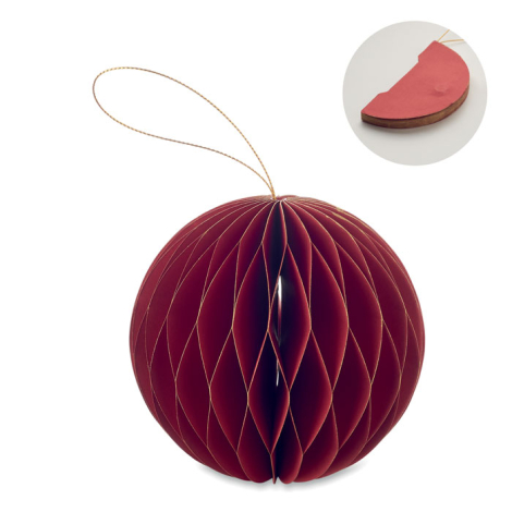 Décoration de Noël en papier pliable à personnaliser Harmobauble