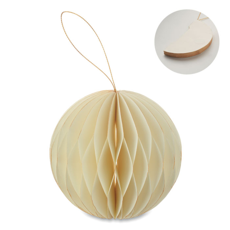 Décoration de Noël en papier pliable à personnaliser Harmobauble