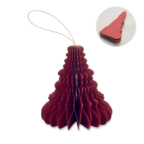 Suspension en papier à personnaliser pour sapin Harmotree