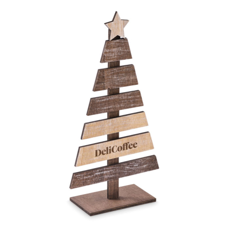 Sapin de Noël en bois personnalisable à poser Puinen
