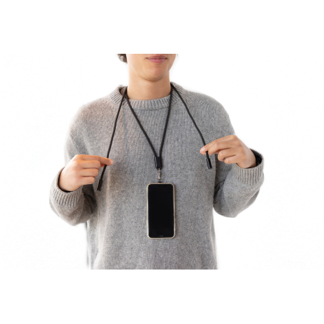 Cordon téléphone rPET RCS 60W à personnaliser LoopAmp