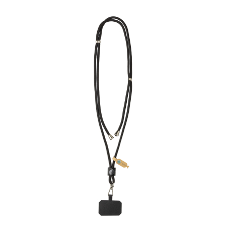 Tour de cou téléphone rPET RCS réglable personnalisé CarryLoop