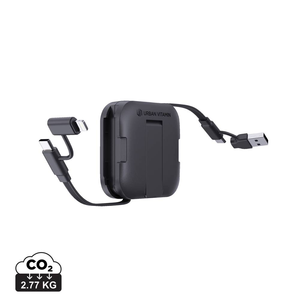 Support magnétique 100W promotionnel avec câble San Jose Noir