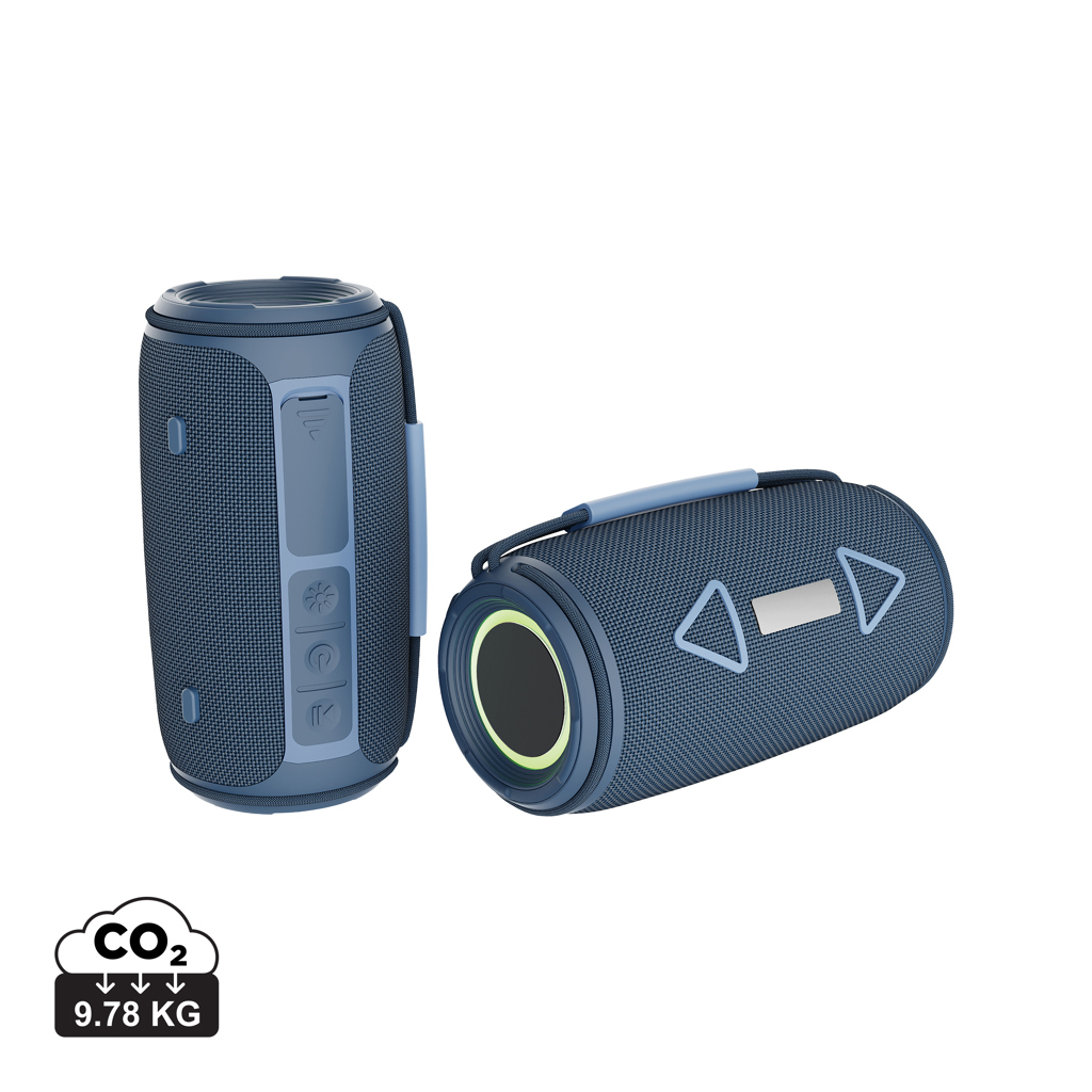 Enceinte 16W IPX4 RCS à personnaliser Prisma Bleu