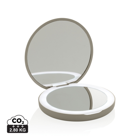 Miroir maquillage LED RCS publicitaire Lumora