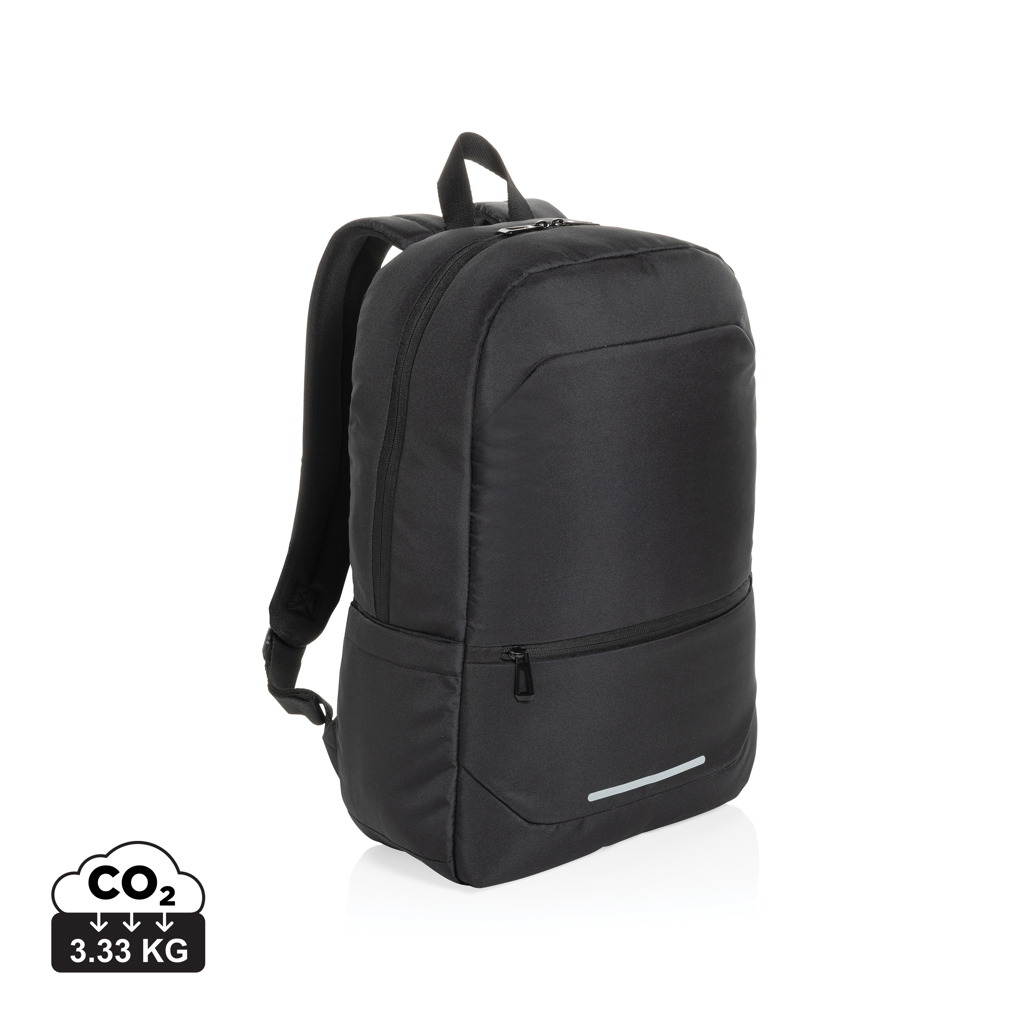 Sac à dos publicitaire pour écran 15,6" rPET CityPack Noir