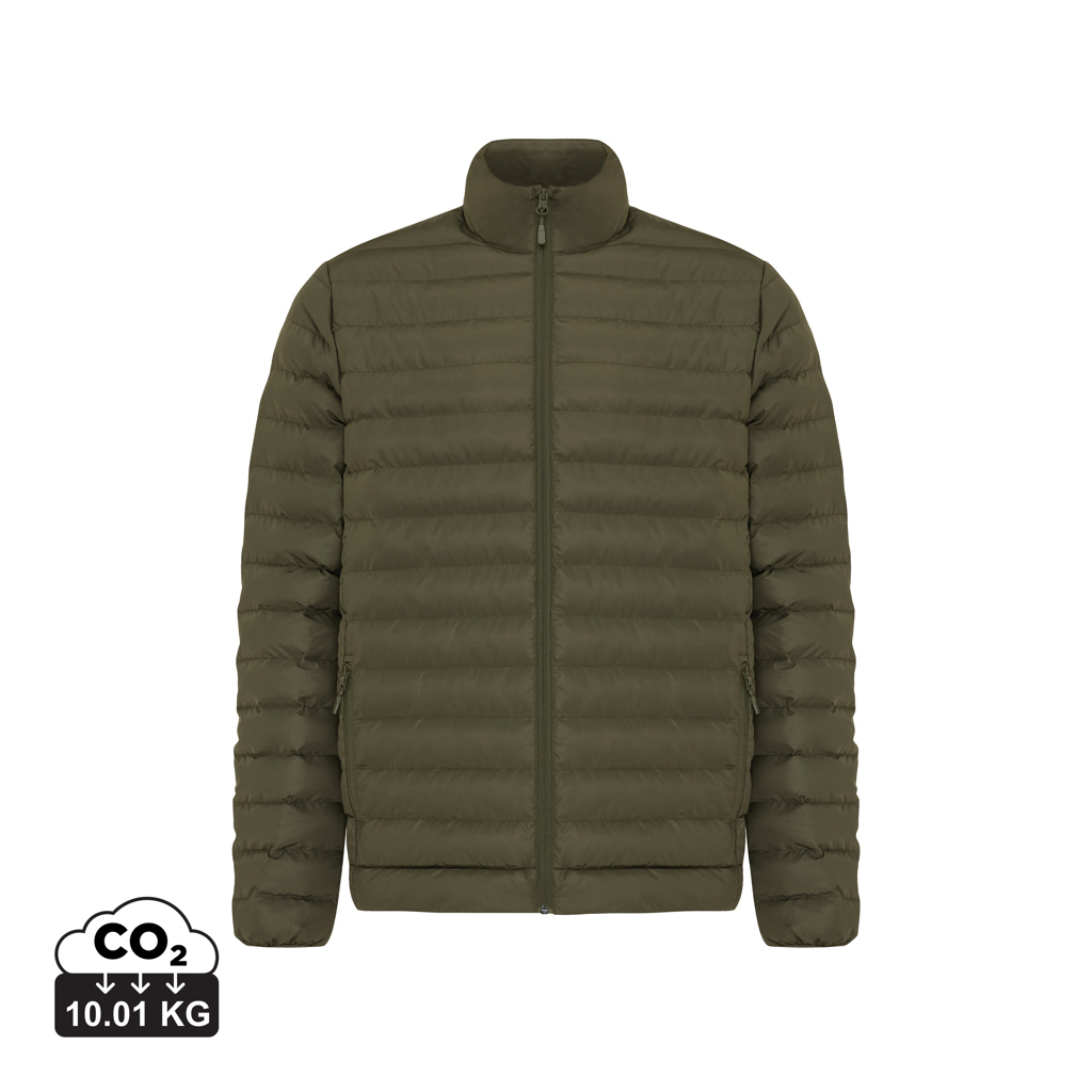 Doudoune homme personnalisable polyester recyclé Maiko kaki