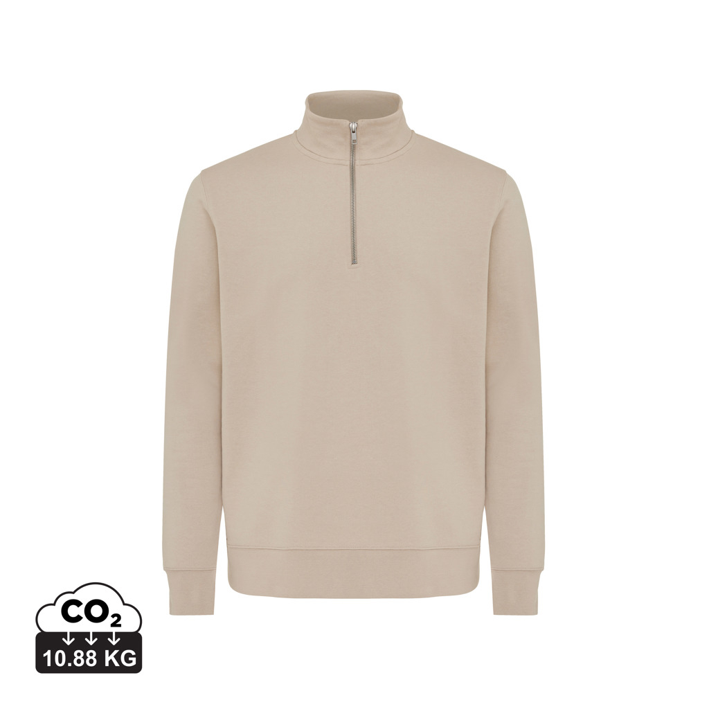 Sweater unisexe personnalisé coton recyclé 300g Elgon desert