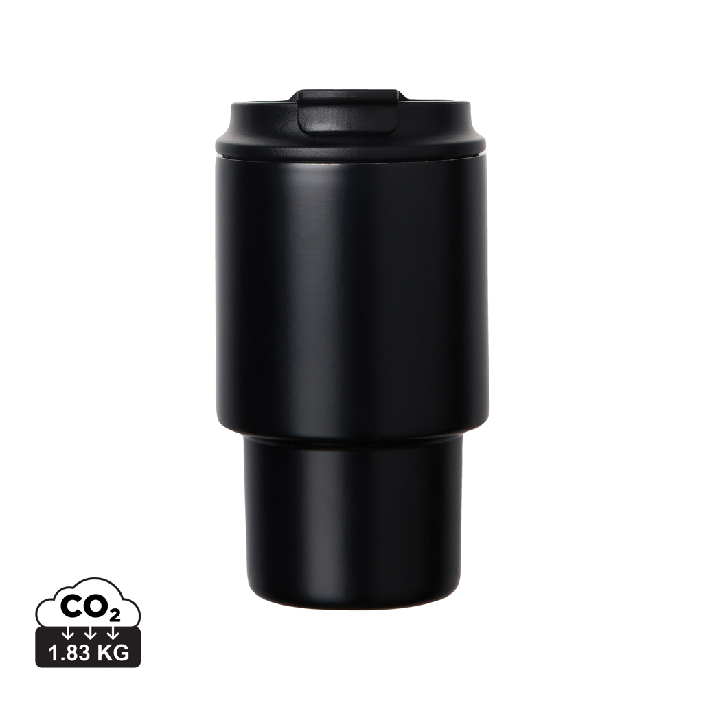 Tasse isotherme personnalisée 350ml inox Nagano Noir