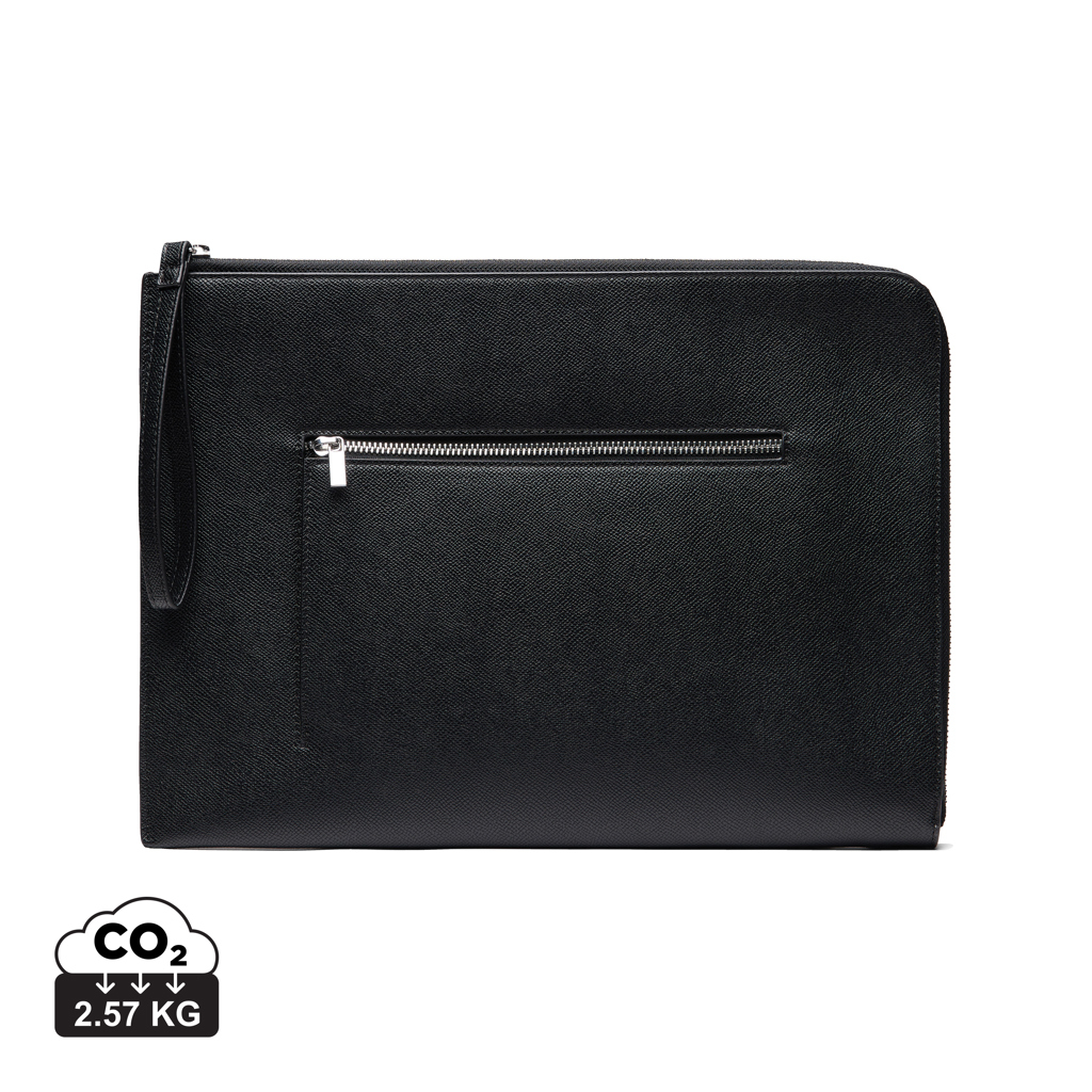 Sacoche rPET ordinateur 14’’ personnalisée Bermond Noir