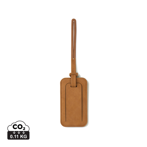 Étiquette bagage personnalisée RCS cuir recyclé Bosler