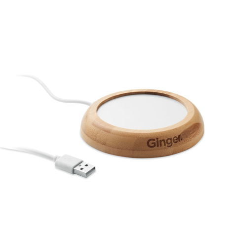 Chauffe-tasse publicitaire en bambou Muglet