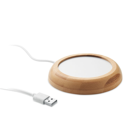 Chauffe-tasse publicitaire en bambou Muglet