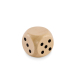 Dé personnalisable en bois 3 cm Schima