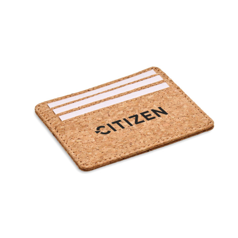 Porte-cartes à personnaliser en liège RFID Wallk
