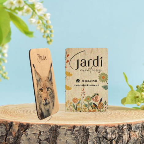 Magnet en bois personnalisable fabriqué en France