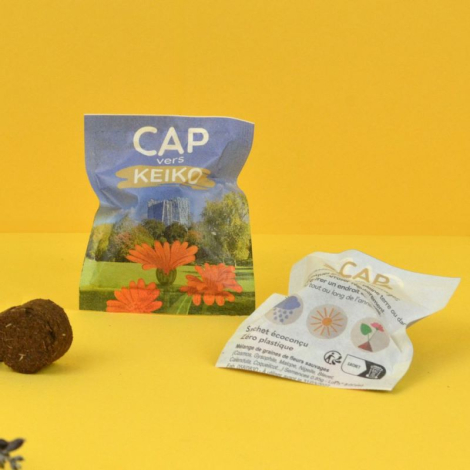 Palet à graines en papillote personnalisable