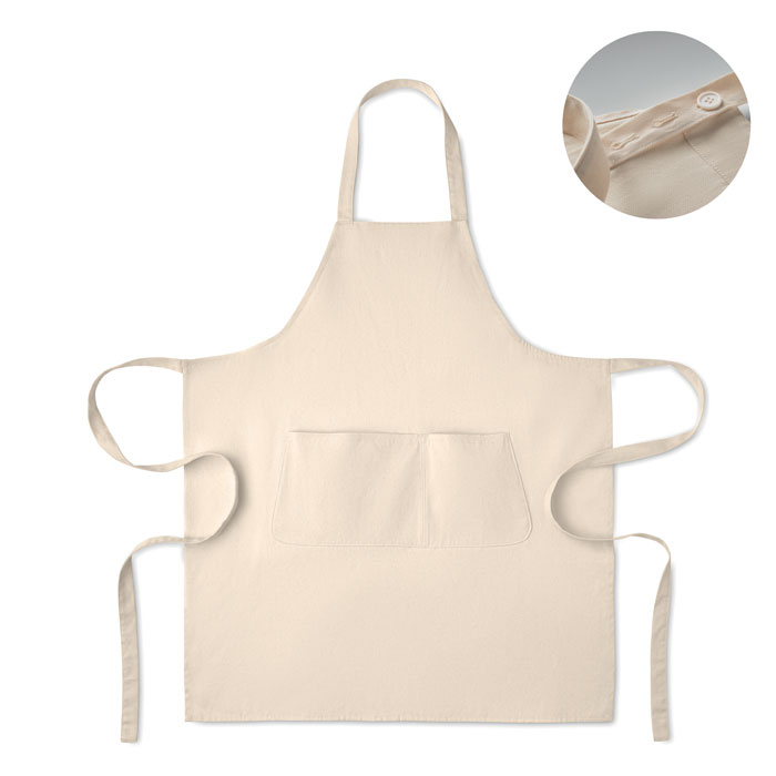 Tablier coton bio 240g promotionnel Gamma Colour Beige
