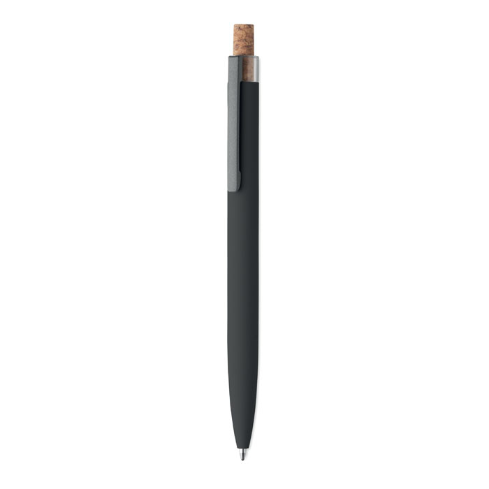 Stylo personnalisé en aluminium recyclé Bergamo+ Noir