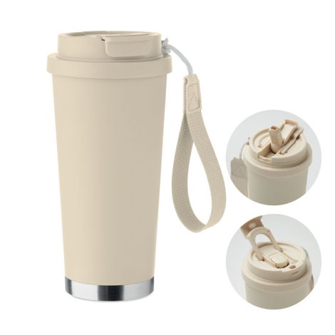 Gobelet isotherme promotionnel 500ml recyclé Topaz Large
