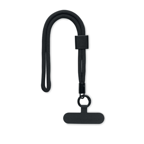 Cordon téléphone personnalisé en RPET Nonette Wrist