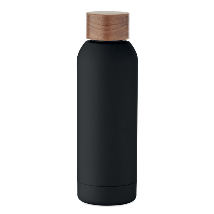 Bouteille en acier recyclé 700 ml publicitaire Geiser Noir