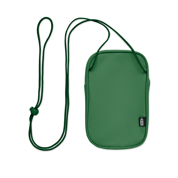 Pochette de voyage RPET à personnaliser Korovin Vert