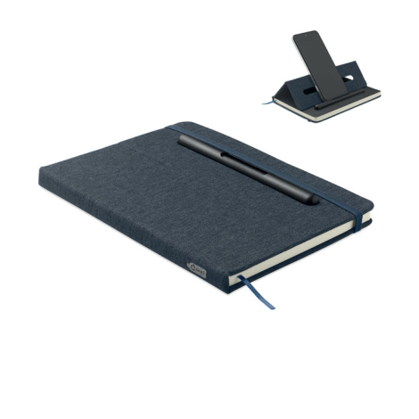Cahier A5 à personnaliser avec support téléphone Rinbook