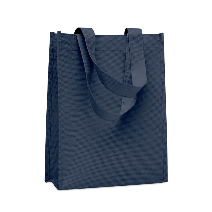 Petit sac cadeau publicitaire en RPET Litas Bleu