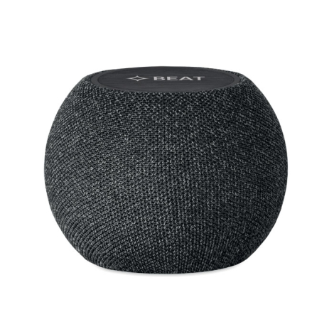 Enceinte sans fil 15W en tissu RPET à personnaliser Listoo