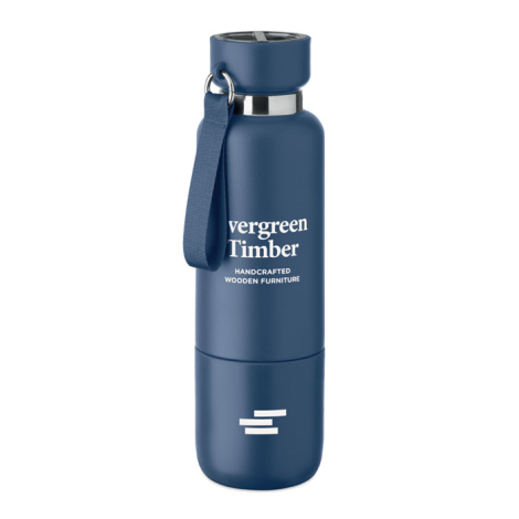 Bouteille isotherme 500 ml en acier recyclé promotionnelle Noeka