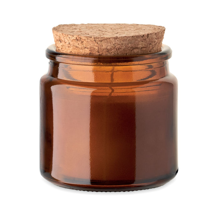 Bougie parfumée à personnaliser en verre Valo Marron