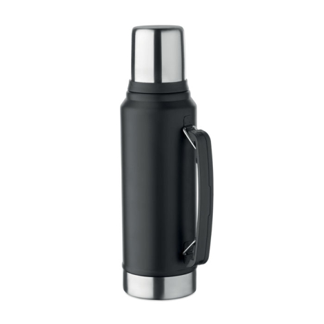 Bouteille isotherme 1L en acier recyclé promotionnelle Nyima