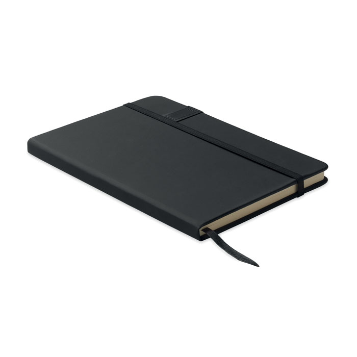 Carnet A5 avec clé USB 16 Go recyclé à personnaliser Usbnote Noir