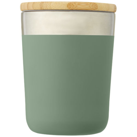 Mug réutilisable inox et bambou publicitaire 300 ml LAGAN
