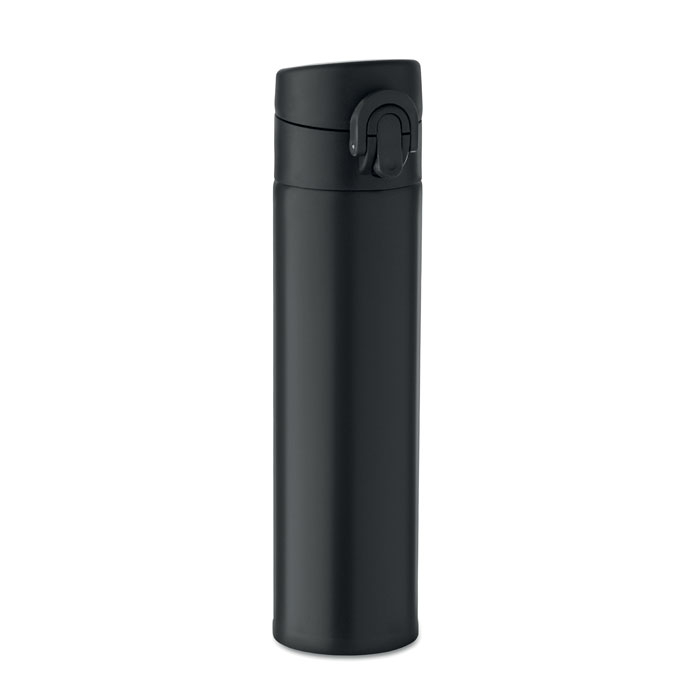 Bouteille inox recyclé 300 ml isotherme à personnaliser Bots Noir