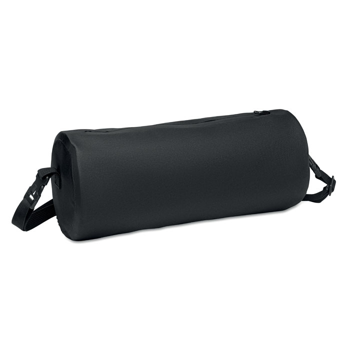 Sac de sport rPET publicitaire 6 L Brenna Tube Noir