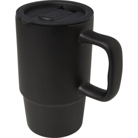 Mug céramique 450 ml promotionnel avec couvercle Carter