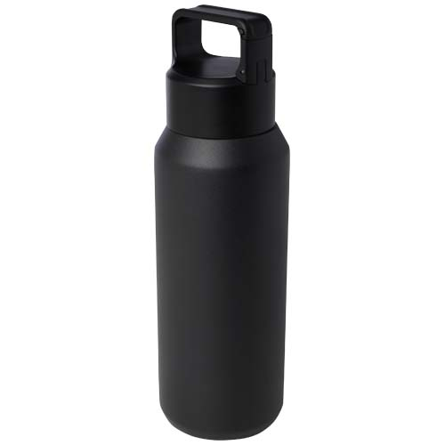 Bouteille isotherme acier recyclé 600 ml personnalisable Astra Noir