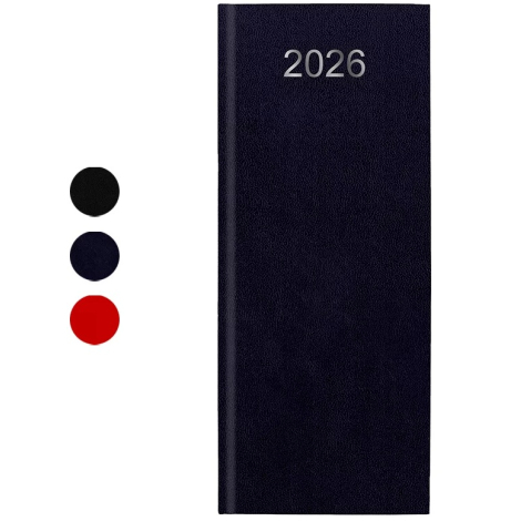 Agenda personnalisable de caisse long 13x33 cm