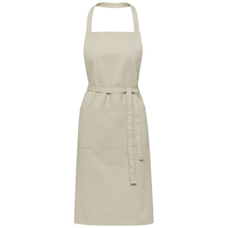 Tablier en coton recyclé 240g personnalisable Shara Tablier en coton recyclé 240g personnalisable Shara