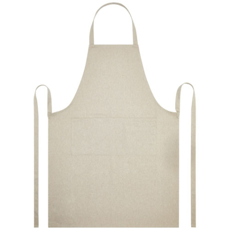 Tablier en coton recyclé 240g personnalisable Shara Tablier en coton recyclé 240g personnalisable Shara