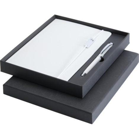 Ensemble carnet A5 et stylo roller personnalisable Legato Elegance