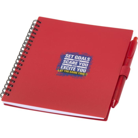 Carnet spirale et stylo bille personnalisé Niove